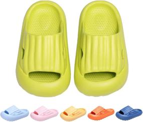 img 4 attached to 💨 Boys' Breathable Non-Slip Anti-Collision Slippers: Exceptional Footwear