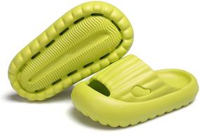 img 3 attached to 💨 Boys' Breathable Non-Slip Anti-Collision Slippers: Exceptional Footwear