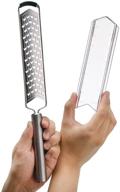 🧀 cuisipro coarse rasp v-grater: achieve perfect shreds with stainless steel precision logo
