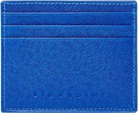 img 4 attached to Genuine Saffiano Minimalist Men's Accessories with Bigardini Blocking