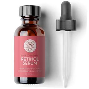 img 4 attached to Сыворотка для лица Pure Body Naturals Retinol с чистотелом, миртовым маслом, женьшенем - крем против морщин и пигментных пятен для глаз, кожи, лица - 1 унция.