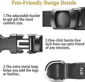 img 1 attached to 🐶 Enhance Pet Safety with the PICURA LED Safety Dog Collar: USB Rechargeable, Adjustable Size, Waterproof, Flashing/Strobe Light - Ideal for Medium-sized Dogs, Red