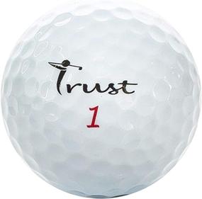 img 3 attached to 🏌️ Trust Golf Ball Bison Soft - Urethane Covered Tour Balls for Swing Speed 95 mph or Slower (3-Piece)