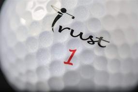 img 1 attached to 🏌️ Trust Golf Ball Bison Soft - Urethane Covered Tour Balls for Swing Speed 95 mph or Slower (3-Piece)