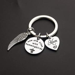 img 2 attached to Gzrlyf Hummingbirds Keychain Memorial Remembrance