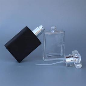 img 2 attached to Perfume Bottles Atomizer Composed Black Clear