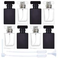 perfume bottles atomizer composed black clear logo