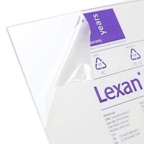 img 1 attached to 🌈 High-quality Lexan Sheet Polycarbonate: Prime Raw Materials for Thick Plastic Manufacturing
