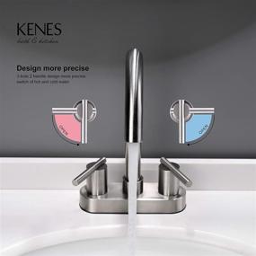 img 1 attached to 🚽 Lead-Free Commercial KENES Centerset Bathroom Solution