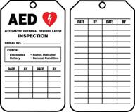 accuform trs345ctp inspection defibrillator pf cardstock logo