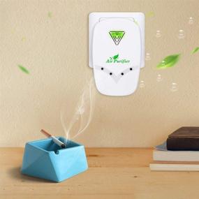img 1 attached to 🌬️ Mini Smoke Purifier: Efficient Air Freshener for Home, Office, Hotel - Smoke Odor Eliminator & Cleaner