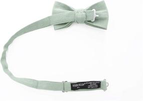 img 2 attached to Spring Notion Boys Linen Blend Boys' Accessories - Bow Ties