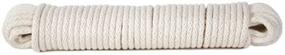 img 1 attached to 👕 Koch 5620727 White Clothesline - Premium Braided Cotton/Polyester Blend - 7/32" x 200ft