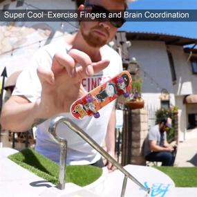 img 1 attached to 🛹 Ideallife Finger Skateboard: Master Fingerboard Training like a Pro!