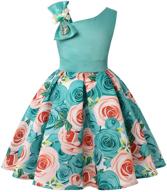 стильные платья-винтаж для дня рождения принцессы в детской одежде. логотип