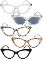gud cat eye style reading glasses vision care logo