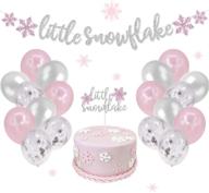 snowflake decorations balloons wonderland supplies logo