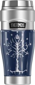 img 4 attached to Gondor Tree of Lord of the Rings Insulated Stainless King Steel Travel Tumbler, 16oz