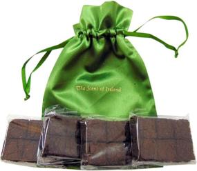 img 2 attached to 🍀 Irish Turf Peat Refills Bulk Pack: 24 Mini Sods in Scent of Ireland Drawstring Gift Bag by Westmon Works