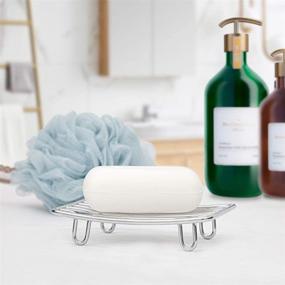 img 3 attached to 🧼 GUUKAR Stainless Steel Soap Dish: Rust Proof, Self Draining Soap Holder with Beige Soap Saver Lift for Shower, RV, Tub, Kitchen Sink, and Bath