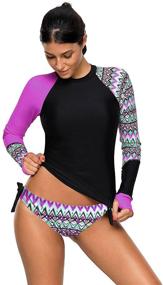 img 2 attached to 👙 SailBee Swimwear for Women: Wetsuit Swimsuit with Enhanced Protection