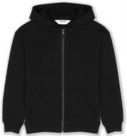 👕 jiahong unisex brushed sweatshirt: stylish hoodies & sweatshirts, perfect for boys' fashion logo