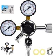 🍺 mrbrew keg co2 regulator: ultimate control and safety for kegerators with 0-60 psi working pressure and 0-3000 psi tank pressure logo