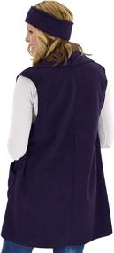 img 2 attached to 👚 Women's Clothing: Stylish Pocketed Fleece Cardigan by Moda