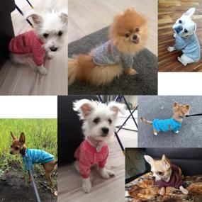 img 1 attached to 🐶 Mummumi Small Dog Clothes: Soft Thickening Warm Autumn Outwear for Small Dog Chihuahua, Yorkshire Terrier, Poodle – Puppy Windproof Dog Knit Sweaters Winter Apparel Outfit