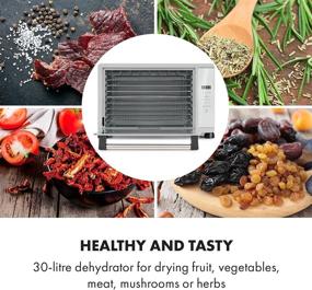 img 1 attached to 🔥 KLARSTEIN Mega Jerky Automatic Food Dehydrator - High Power, Large Capacity, Metal Housing, LCD Display, Timer