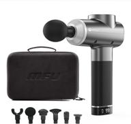 🏻 m3 massage gun: ultimate deep tissue massager for effective muscle pain relief and fitness recovery (black) logo