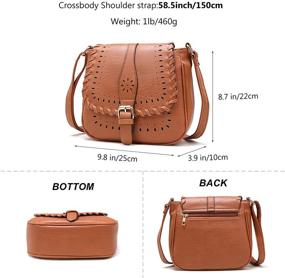 img 3 attached to Forestfish Vintage Crossbody Shoulder Adjustable Women's Handbags & Wallets