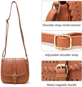 img 1 attached to Forestfish Vintage Crossbody Shoulder Adjustable Women's Handbags & Wallets