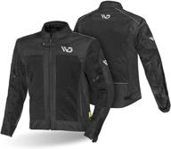 🏍️ wd motorsports miami mesh motorcycle jacket mens - armor, enduro, reflective, summer biker jacket logo