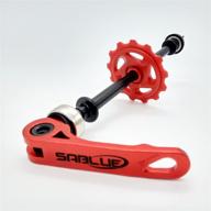 🚲 sablue red float on axle bike chain keeper holder dummy sleeping hub tool for efficient bicycle cleaning and transporting logo