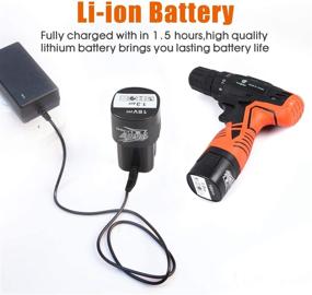 img 1 attached to 🔋 LETTON 0 1300RPM Variable Keyless Battery: Boosting Convenience and Power!