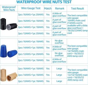 img 1 attached to 🔌 Соединители LEONLITE: Водонепроницаемое электрическое решение 22AWG и 16AWG для улучшенной связи