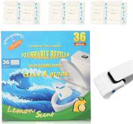 🚽 effacera flushable refill fresh brush disposable toilet cleaning system - pack of 36 refills logo