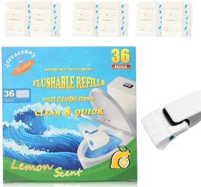 img 3 attached to 🚽 Effacera Flushable Refill Fresh Brush Disposable Toilet Cleaning System - Pack of 36 Refills