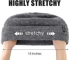 img 2 attached to VODIORE Beanie Winter Slouchy Cuffed Outdoor Recreation