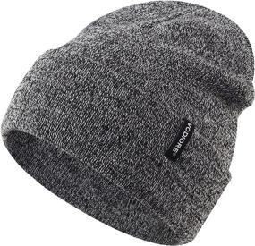 img 4 attached to VODIORE Beanie Winter Slouchy Cuffed Outdoor Recreation