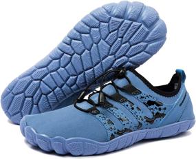 img 4 attached to YESMOLA Quick Dry Athletic Barefoot Hiking Sports & Fitness in Water Sports