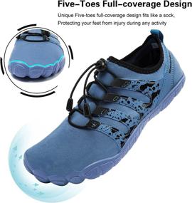 img 2 attached to YESMOLA Quick Dry Athletic Barefoot Hiking Sports & Fitness in Water Sports