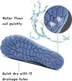 img 3 attached to YESMOLA Quick Dry Athletic Barefoot Hiking Sports & Fitness in Water Sports