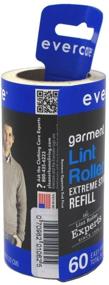 img 3 attached to 🧹 Evercare Lint Roller Refill: Efficiently Removes Lint, Dust, and Dandruff - 60 Layers (2 Pack)