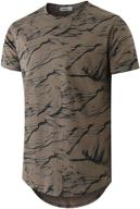 👕 hipster graphic longline t shirt for men - yininf men's clothing логотип