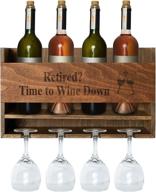 🍷 merkay retirement gifts for women 2021: wine rack lover delights for women логотип