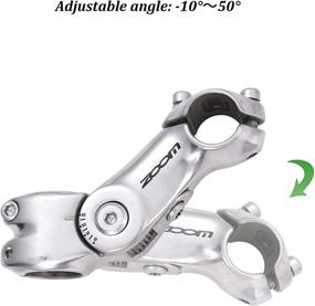 img 3 attached to 🚲 ZUKKA Bike Stem: Adjustable Bicycle Handlebar Riser Extender for Various Cycling Needs (110mm)