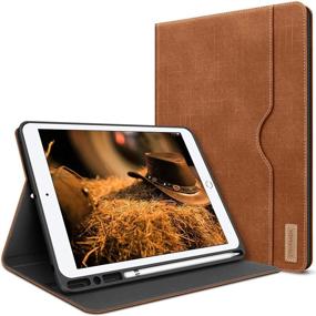 img 4 attached to Pencil Holder Leather Pocket Protector Tablet Accessories