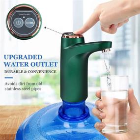 img 3 attached to Electric Water Dispenser USB Charging - DOTSOG Pump for 5 Gallon Bottles, Automatic Drinking Water Pump, Portable & Wireless, Ideal for Home, Kitchen, and Office Use